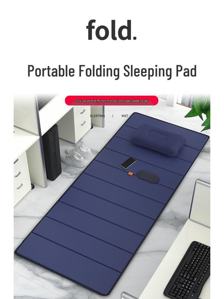 Thickened Waterproof Folding Sleeping Pad: Moisture-Proof Yoga and Nap Mat for Camping and Office Use