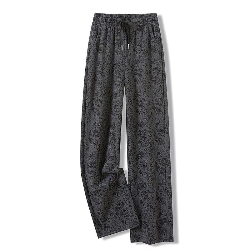 

Women s Paisley Print Drawstring Casual Pants S