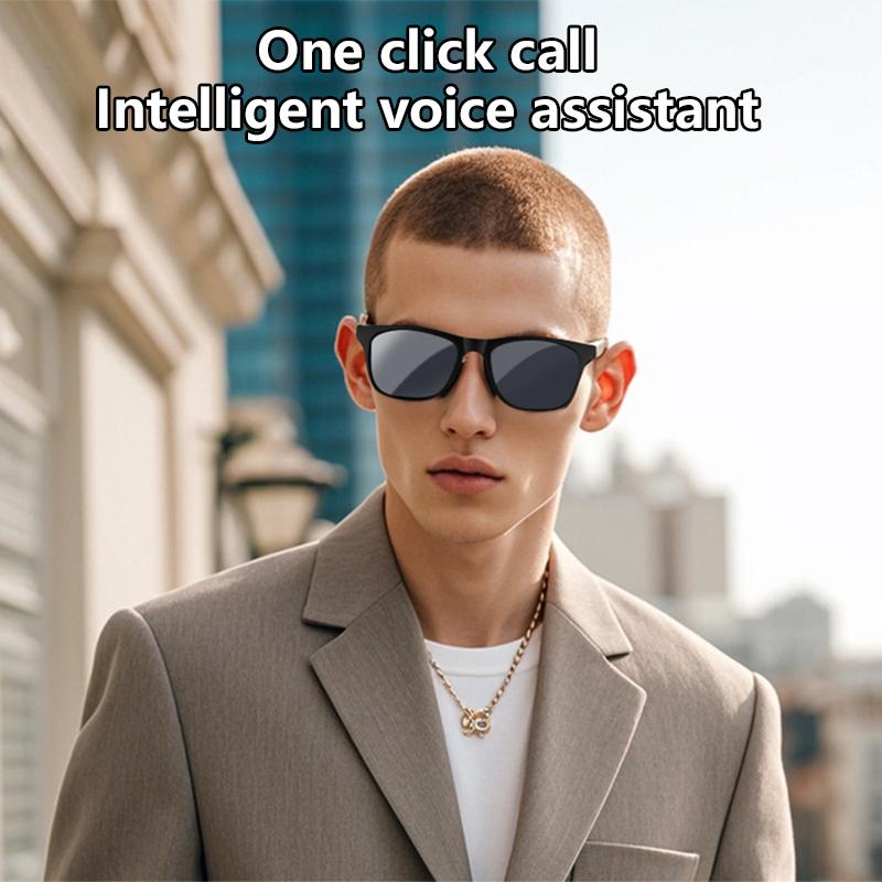 Multifunctional Smart Bluetooth Glasses Remote Control Touch Photo Camera Recording Translator Voice Assistant Adults Glasses Wireless Music Playback