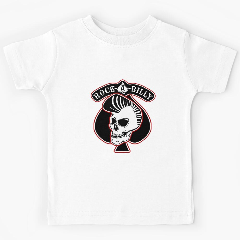Rockabilly Ace of Spades Kids T-Shirt 150