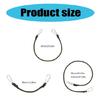 5Pcs Bungee Cords with Carabiner Clip Bungee Rope Elastics Rope Cord Multipurpose Bungee Strap for Car Bicycles Securing