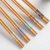 Dianne Natural Bamboo Chopsticks, 10 Pairs