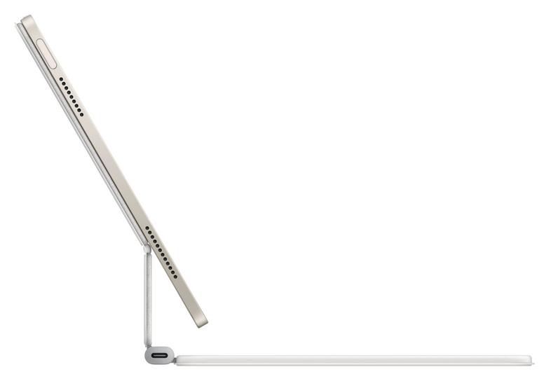 Klawiatura apple magic keyboard do ipada air 11 cali (m3) - angielski (międzynarodowy) mdfv4z/a biały