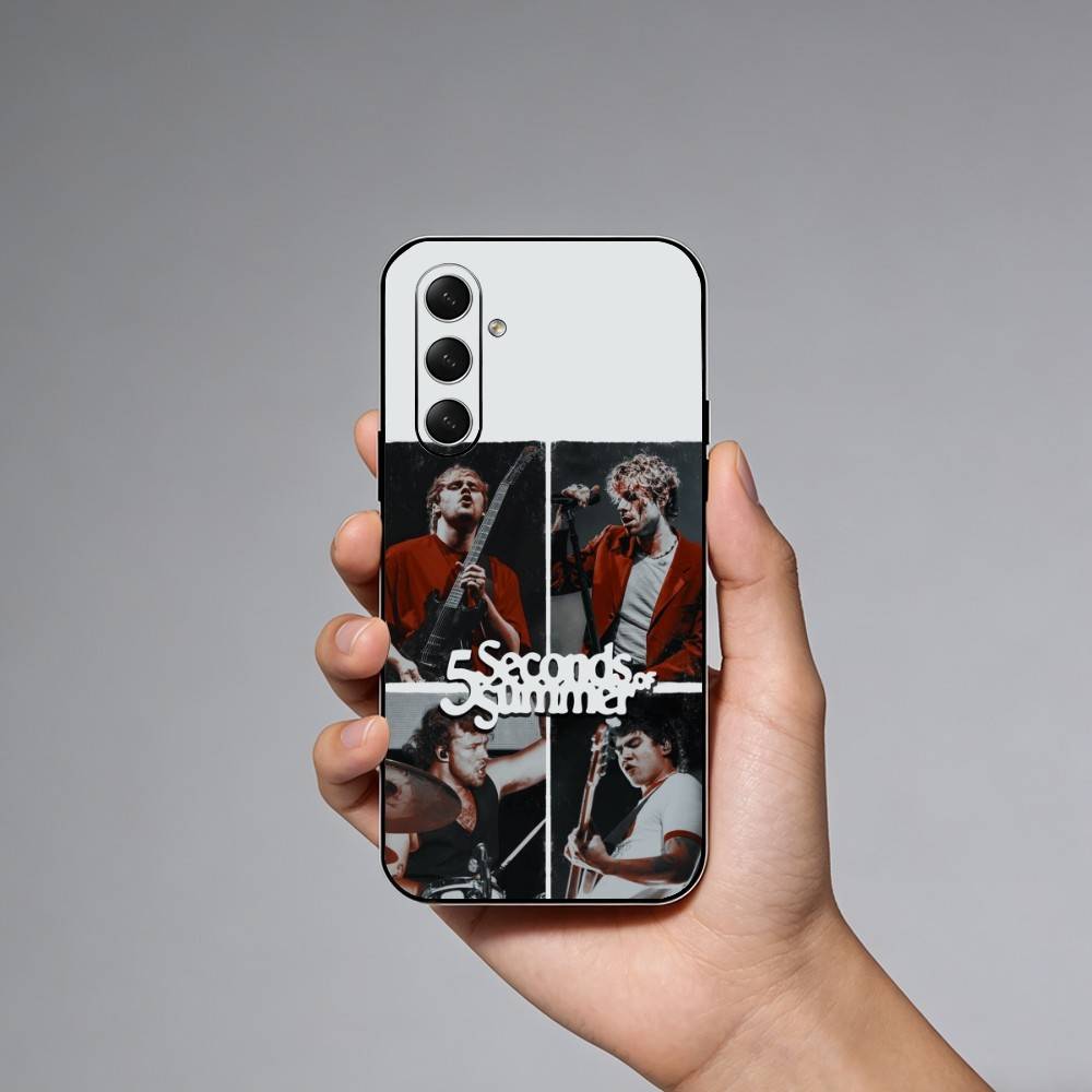 5 S-Seconds of S-Summers Band Phone Case For Samsung Galaxy A73,A21s,A22,A31,A52,A53,A71,A41Soft Black Shell