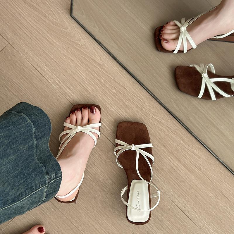 Huge good-looking high-heeled sandals women's new summer with skirts, not tired feet, beautiful wedge sandals