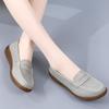 The New Soft Sole Is Not Tired, the Feet Are Hollowed Out and Breathable, Mother Shoes, Large Size Flat-soled Doudou Shoes, One Pedal, Casual Women's