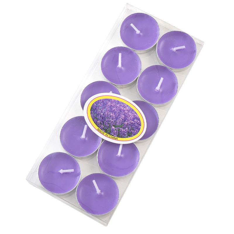 10 Round Candles Candlelight Dinner Candle Hotel Warm Tea KTV Glass Cup Candle Bar Candle Couple Supplies Candle