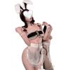 Sexy lingerie flirting pajamas small breasts maid outfit bunny uniform suit seduction