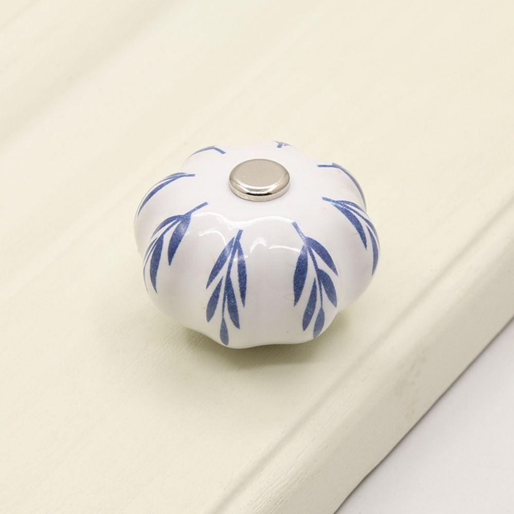Multiple Colors Ceramic Handle Single Hole Cabinet Pull Vintage Door Knob  Shoe Cabinet