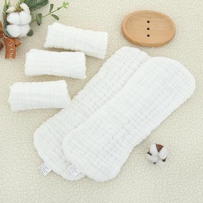 10-Ply Peanut Shape Cloth Diaper Washable Gauze Diaper for Newborn Breathable Cotton Nappy for Diaper Rash Prevention Reusable