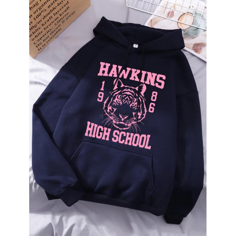 Hawk High School Prints Hoodies Womens Winter