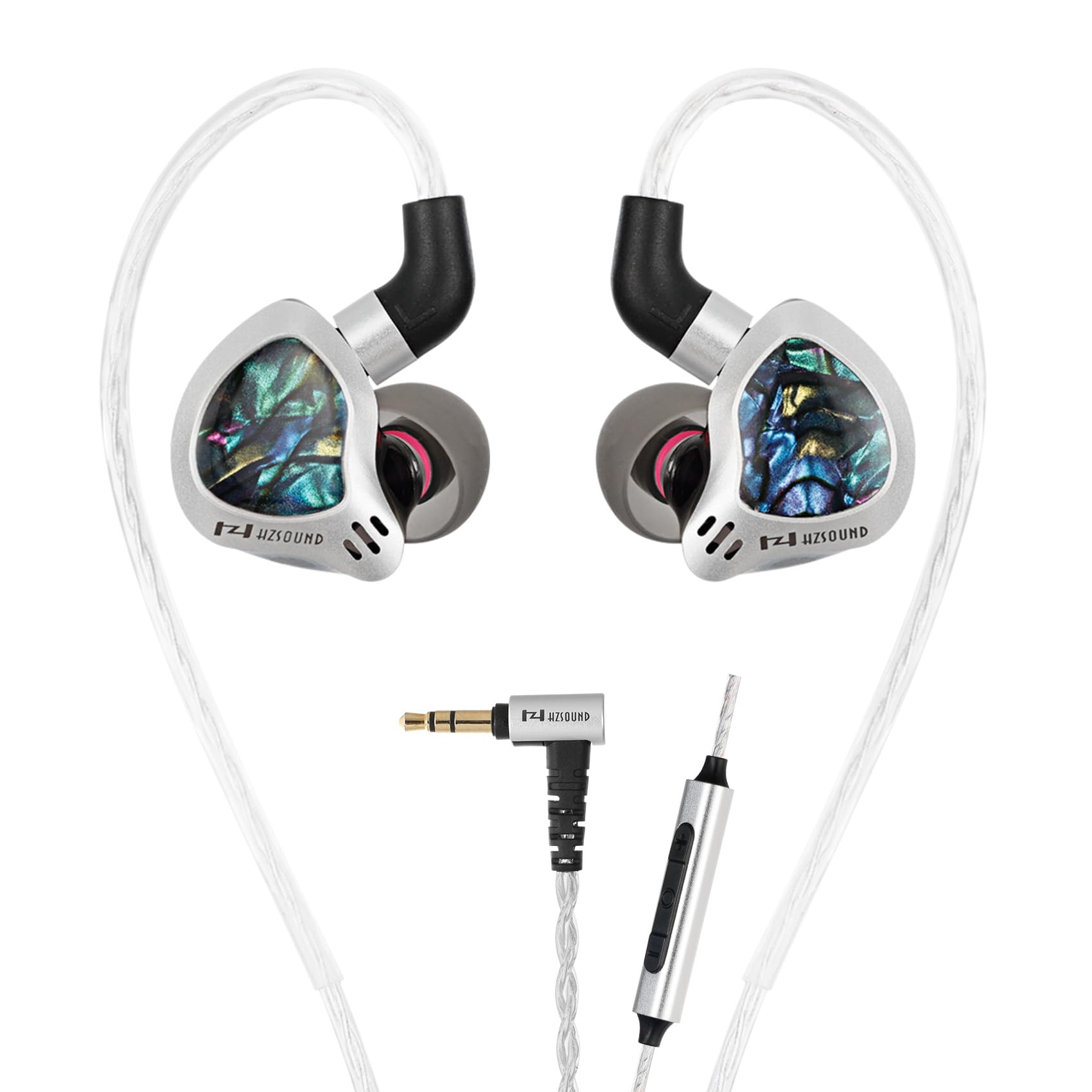 

Yinyoo HZSOUND Ginkgo GINKGO Wired Earphones with HiFi Sound 3 Interchangeable PVD Ceramic Coated Composite Diaphragm Piezoelectric Ceramic Uniform