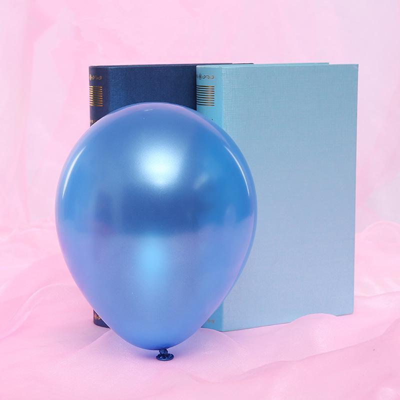 

100 шт. латексные перламутровые шары, украшения для дня рождения, свадебные украшения Globos 1.8g/100pcs синий