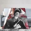 Dexter Morgan Soft Plush Throw Blanket for Kids  Cozy Flannel Bedspread Bedroom Bed Cover