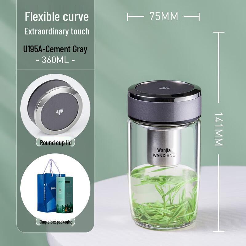 Omni Single-Layer Borosilicate Glass Cup