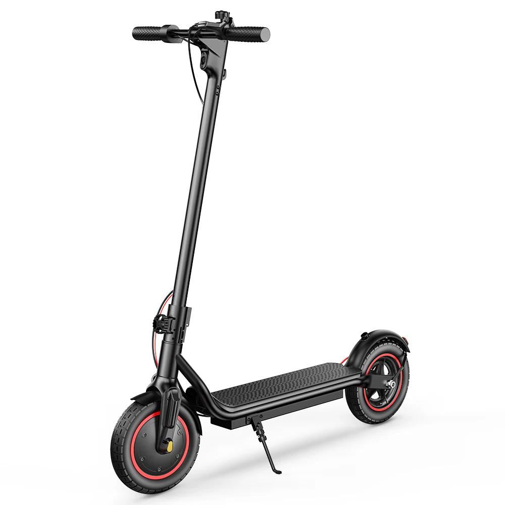iScooter W6 10-inch Electric Scooter, 500W Front Drive, 25-30km Range, Air-Filled Tires, Rear Disc Brake, App Support for Urban Commute