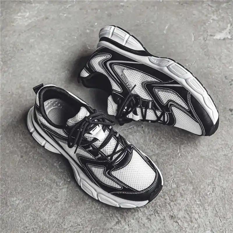 Laced Normal Leather Shows For Men Sports Skateboarding Stylish Shoes For Men Cheap Sneakers Practice Cheapest Products