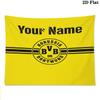 Borussia Custom Name Wall Tapestry Aesthetic Wall Hanging Printed Fabric Blanket Decorative Tapestries for Bedroom Living Room Home Decor