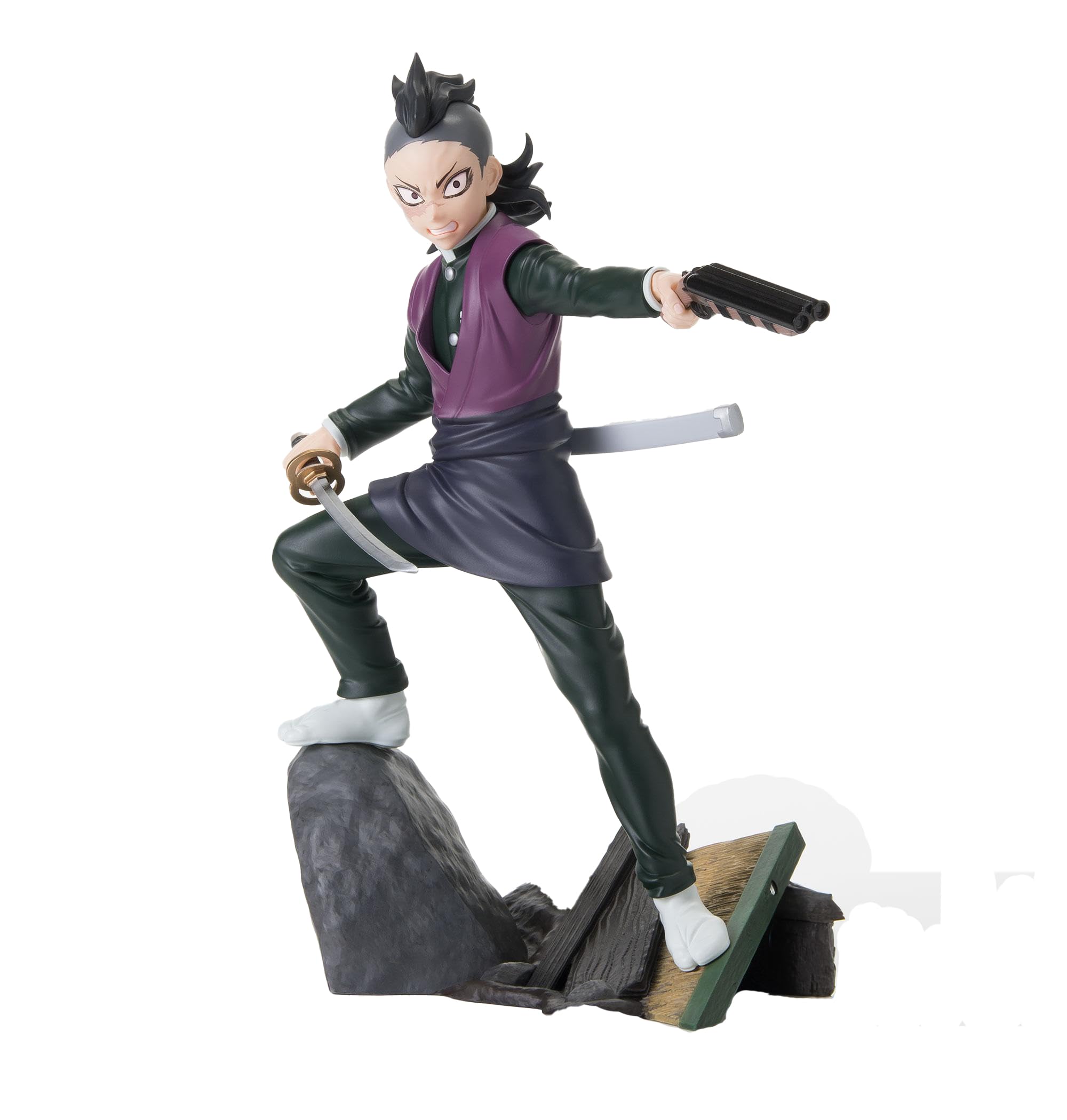 Kimetsu no Anime Xross Link Genya Shinazugawa Swordsmith Village Arc  Demon Slayer Yaiba  Figure -