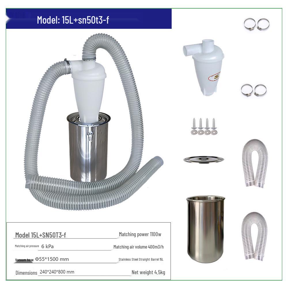SN Brand 50/75 Cal Stainless Steel Cyclone Dust Collector for Versatile Dust Removal