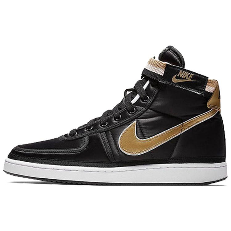 New Nike Vandal High Supreme Black Metallic Gold AH8652-002