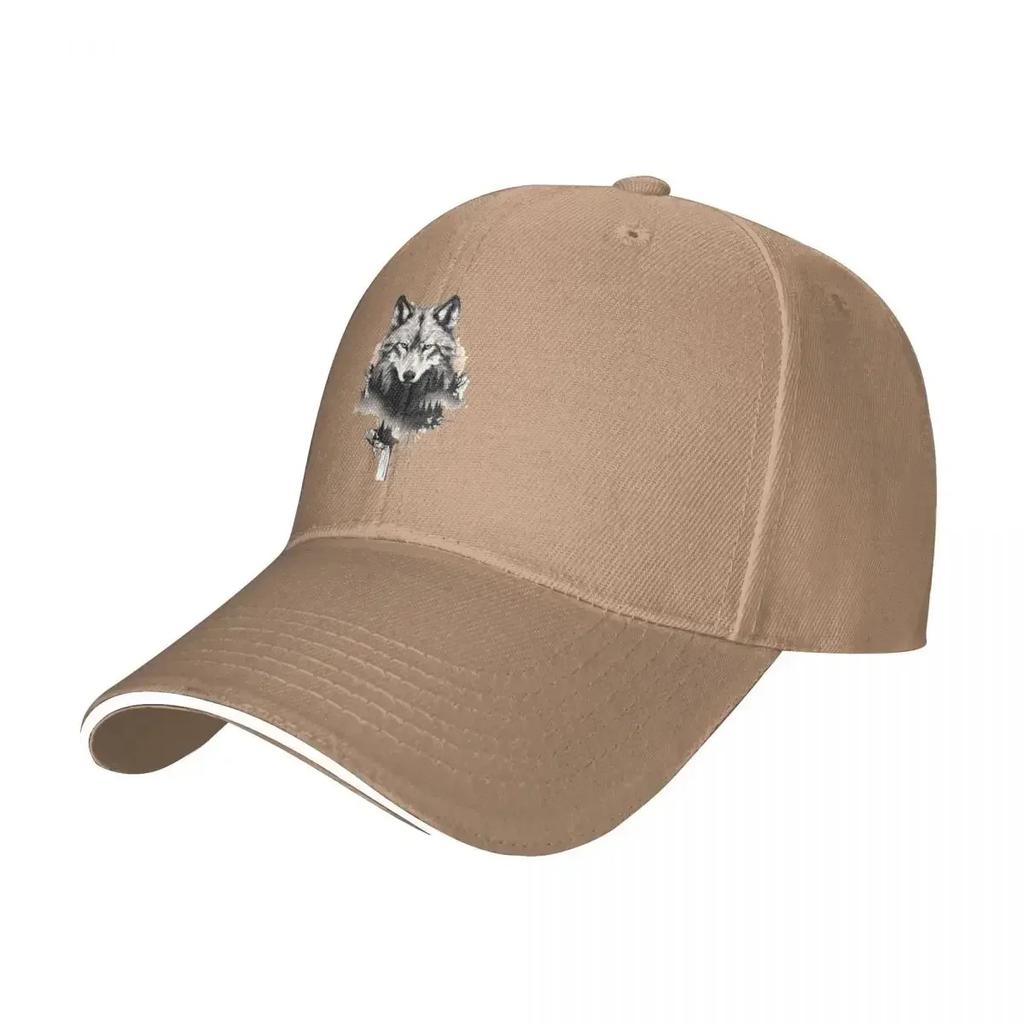 Scary Fox Baseball Cap Black and White UnisexTeens Print Trucker Hat Summer Casual Outdoor Gym Sun Visor Baseball Caps