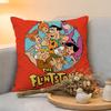Cushion Cover  Linen  SkinFriendly Soft Decorative Case For Sofa Home Decor Cartoon FFlintstones Anime Classic Pillow cover