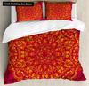 Psychedelic Boho Luxury Bedding Set 2/3PCS with Pillowcase King Mandala Duvet Cover Queen Comforter Cover Polyester Quilt Cover