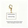 Country Flag Charms 10 Mm Pendant Necklace Bracelet Keychain Bagchain Stainless Steel Jewelry A Commemorative Gift For A Friend