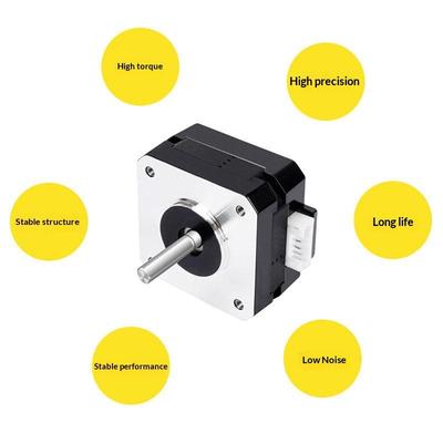 1 Stück 1,0 A 12 V 14 N.cm CNC-Lasergravurmotor 3D-Drucker-Extruder 4 Leitungen für Nema 17 22 mm 42 Schrittmotor 42*42*23 mm