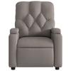 Recliner Chair Taupe Fabric