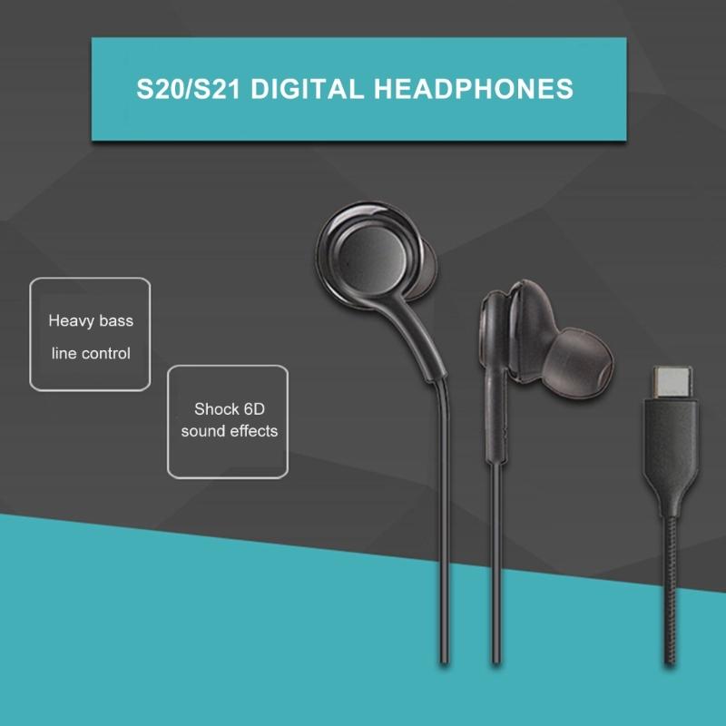 Digital In Ear Type C Earbud for S20 Note10 Featuring Heavy Bass and Noise Reductions