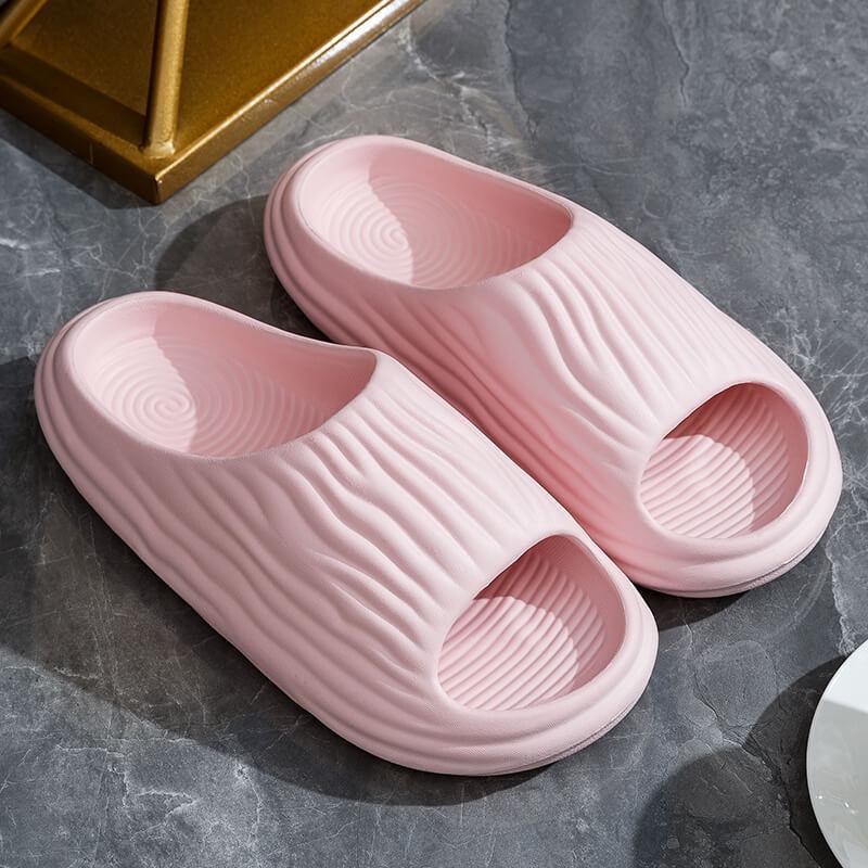 Superweiche, dicke Plateau-Slipper aus Eva für Damen, minimalistische und bequeme rutschfeste Hausschuhe für das Badezimmer im Innenbereich, Hausschuhe für Damen