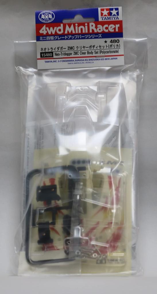 Mini 4WD Grade Up Parts Series ZMC Clear Body Set 15480 Neo-Tridagger (Polycarbonate) [Item]