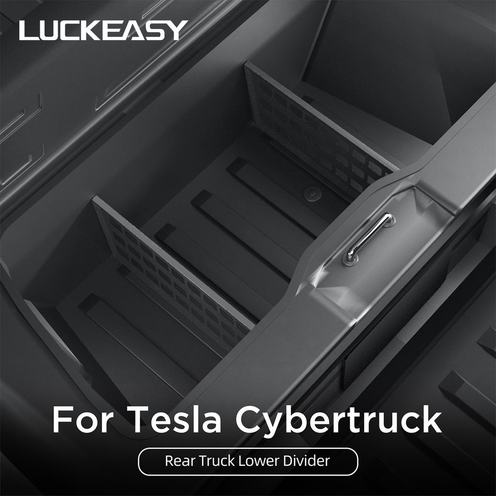 2Pcs for Tesla Cybertruck 2024-2026 Rear Truck Bed Lower Layer Combination Partition Container Organizer Board Accessories