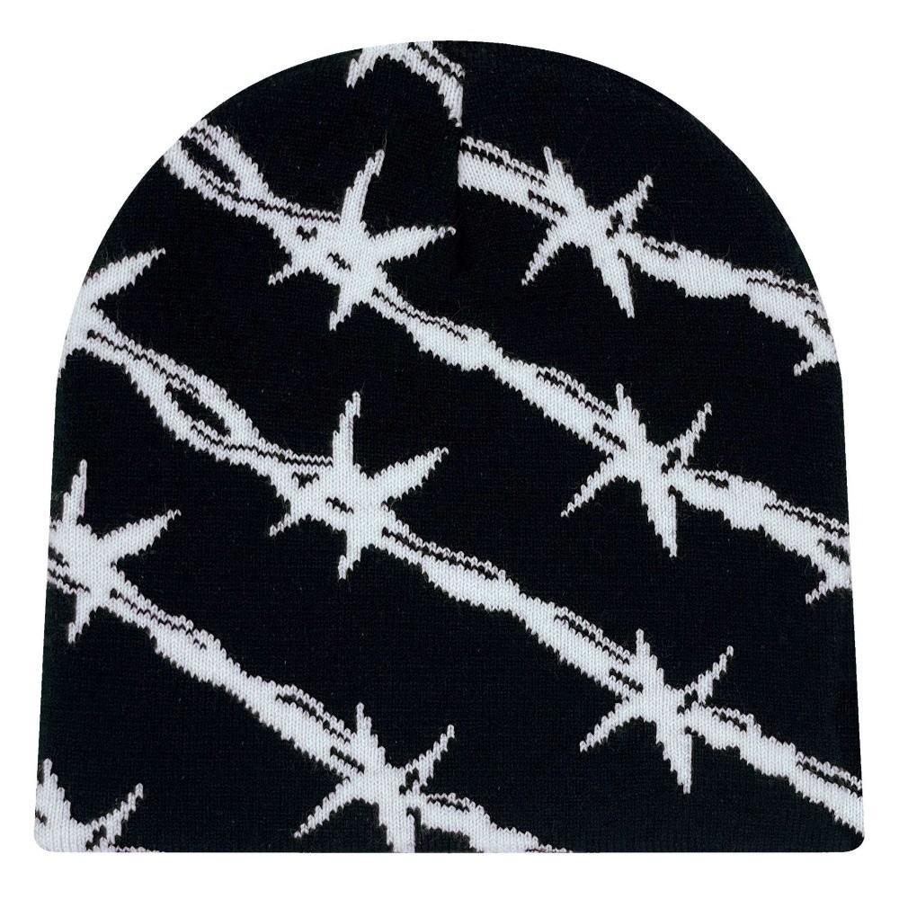 Y2k Knitting Cap Hat Wool Acrylic Cold Cap Fashion Beanie Bonnet  Outdoor