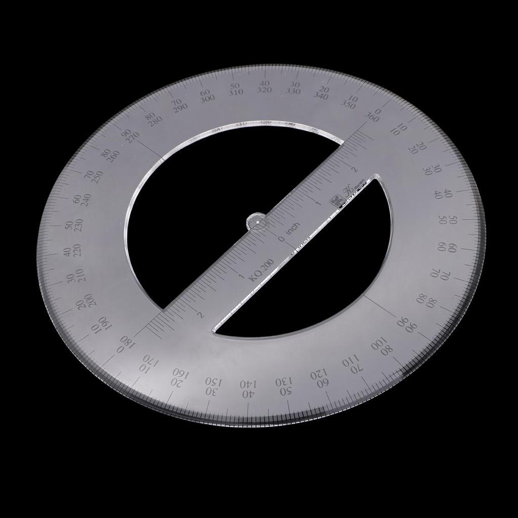 Winkelmesser Grad Acryl Briefpapier Zeichenregel Zirkuläre Trigonometrie ° Technik