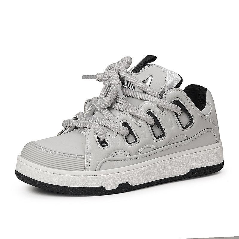 Luxuriöse Neue Klassische Dicksohlige Erhöhte Outdoor-Laufschuhe für Herren und Damen, Frühling und Herbst Paar Freizeit-Board-Schuhe