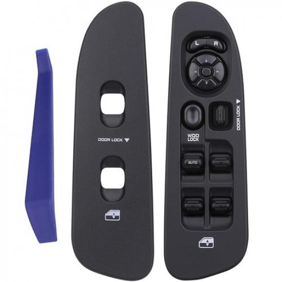 Window Switch Control +Black Bezel 3pcs for Dodge Ram Dakota Durango 56049805AB