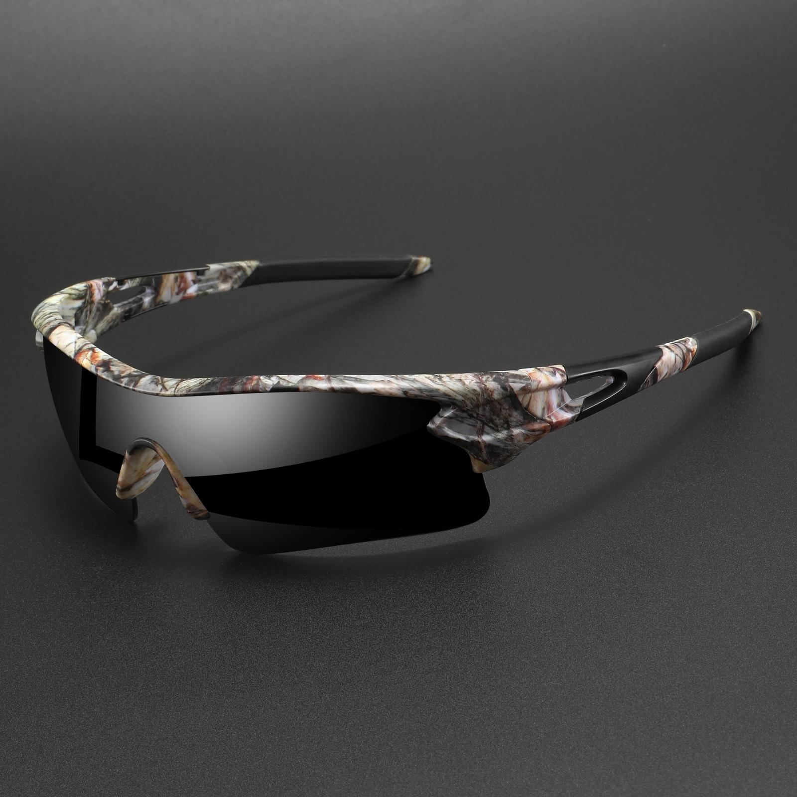 

New Protective Sports Eyewear Lightweight Full-Cover Lens Unisex Sunglasses Wrap-Around for Cycling Hiking Daily Use Glasses 1PC