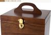 Cosmetic Box Wooden Storage Portable with Mirror Cosmetic Box Makeup Box Made in Japan
