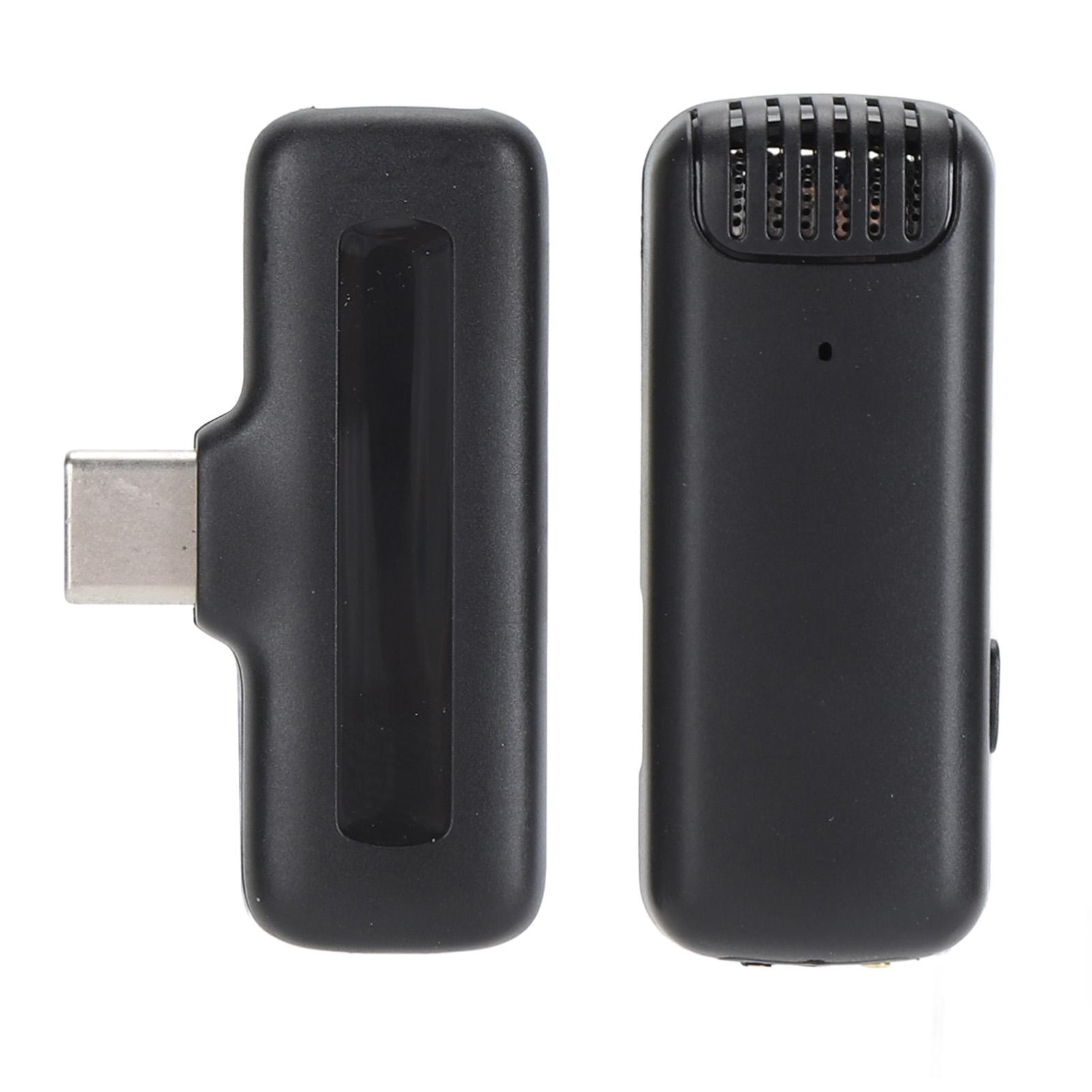 

Беспроводной петличный микрофон J11 с чехлом для зарядки, шумоподавлением, 2,4 ГГц, микрофон с низкой задержкой, пристегивающийся к шее