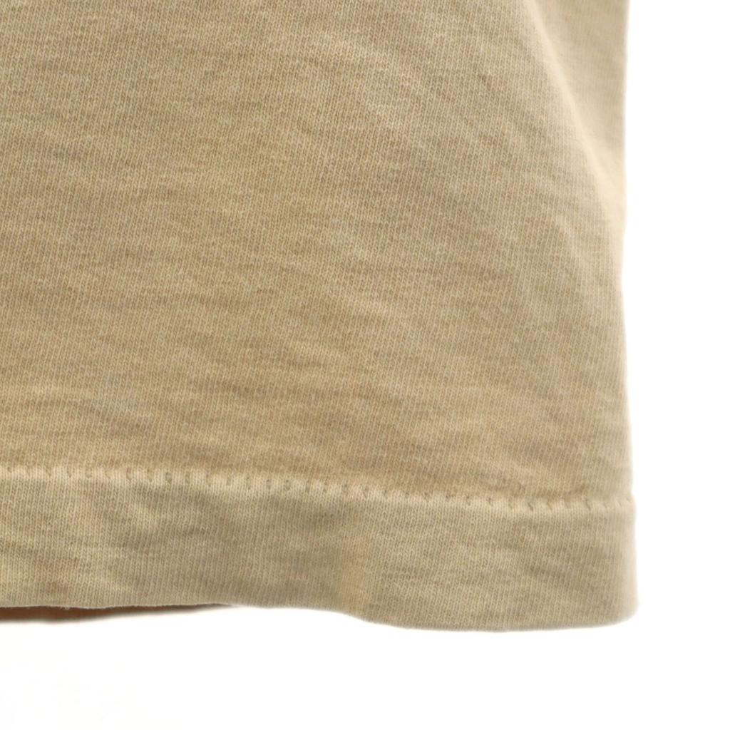 anvil 90s Made in USA Old Short sleeve T-shirt 2X Beige Single stitch Men's Used