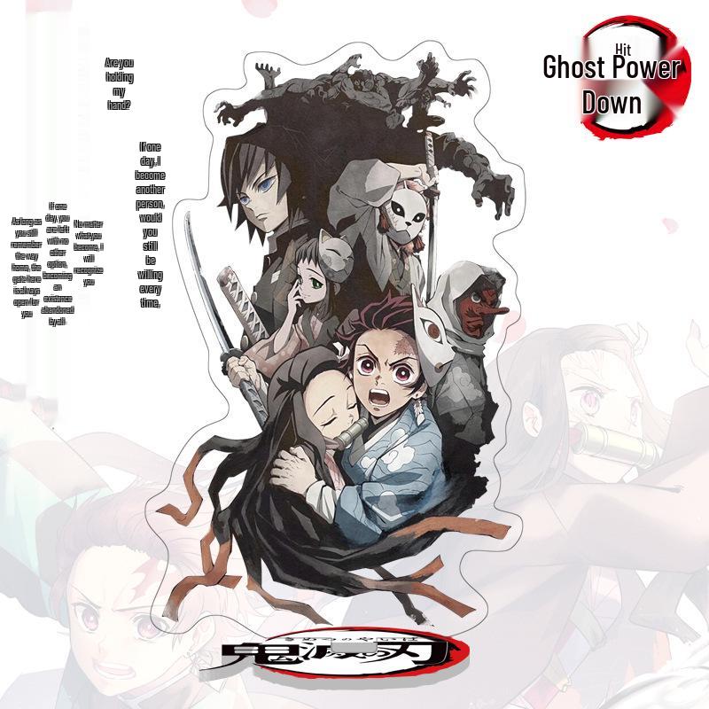 Demon Slayer 40-1 Duży Akrylowy Standee: Kolekcjonerska figurka Tanjiro i Nezuko