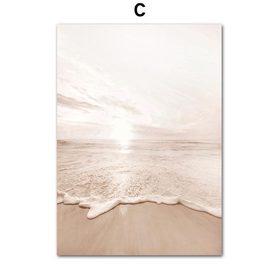 Bunny Tail Grass Reed Flower Beach Sand Wall Art Nordic Posters And Prints Canvas Painting Wall Pictures For Living Room Decor