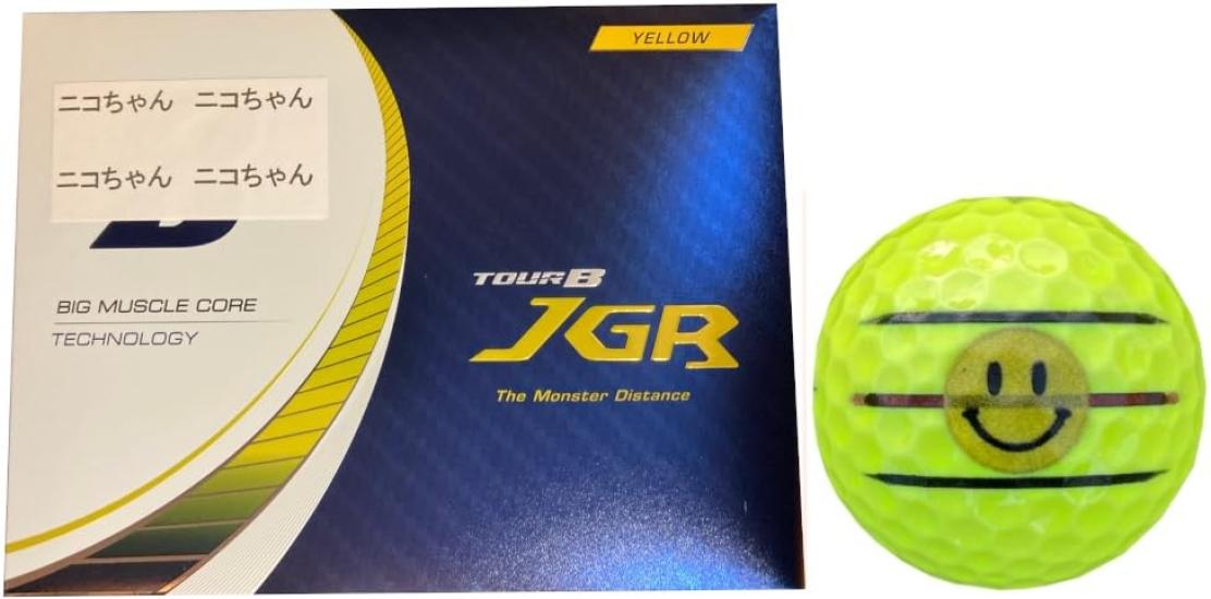 

[Линия HappirakiGolf] Модель Bridgestone TOUR B JGR 2023 с 3 линиями (1 дюжина желтых смайликов)