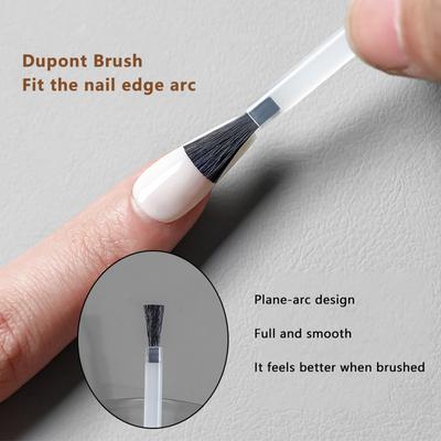 10 Pcs Disposable Nail Polish Brush Nail Polish Bottle Replacement Brush Nail Art Brush Liquid Applicators Manicure Tools