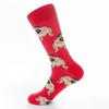 Heiße Verkäufe Frauen Socken Unisex Kleid Baumwolle Welpe lustige Cartoon Socken lässig Baumwolle Mops weibliche bequeme Skateboard Socken Sox