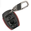 For Mercedes Benz A B C E S Class CLA CLS GL GLS GLA GLK SLK SLS AMG GLC PU Leather Remote Key Fob Ring Case Cover 2 Button Auto