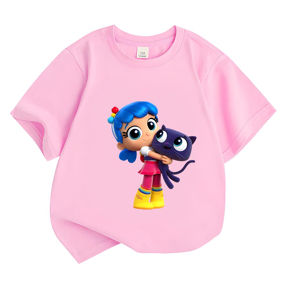 True and The Rainbow Kingdom Cartoon Print Kids Tshirt Casual Kawaii Boys Girls Tee-shirt Funny Graphic Cotton Short Sleeve Tees